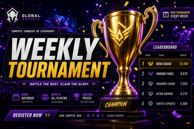 Weekly Tournament — WinBurst Arena bonus